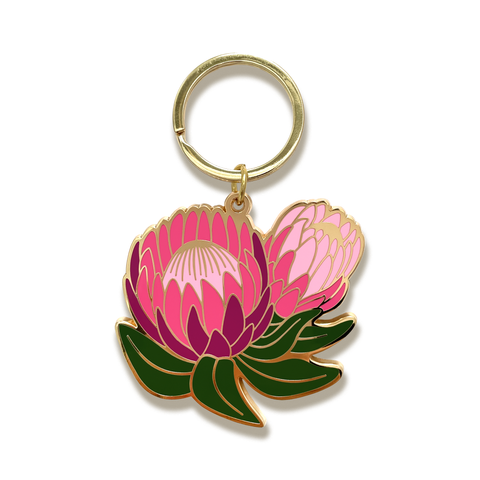 Ofelia Protea Keychain by Paper Anchor Co.