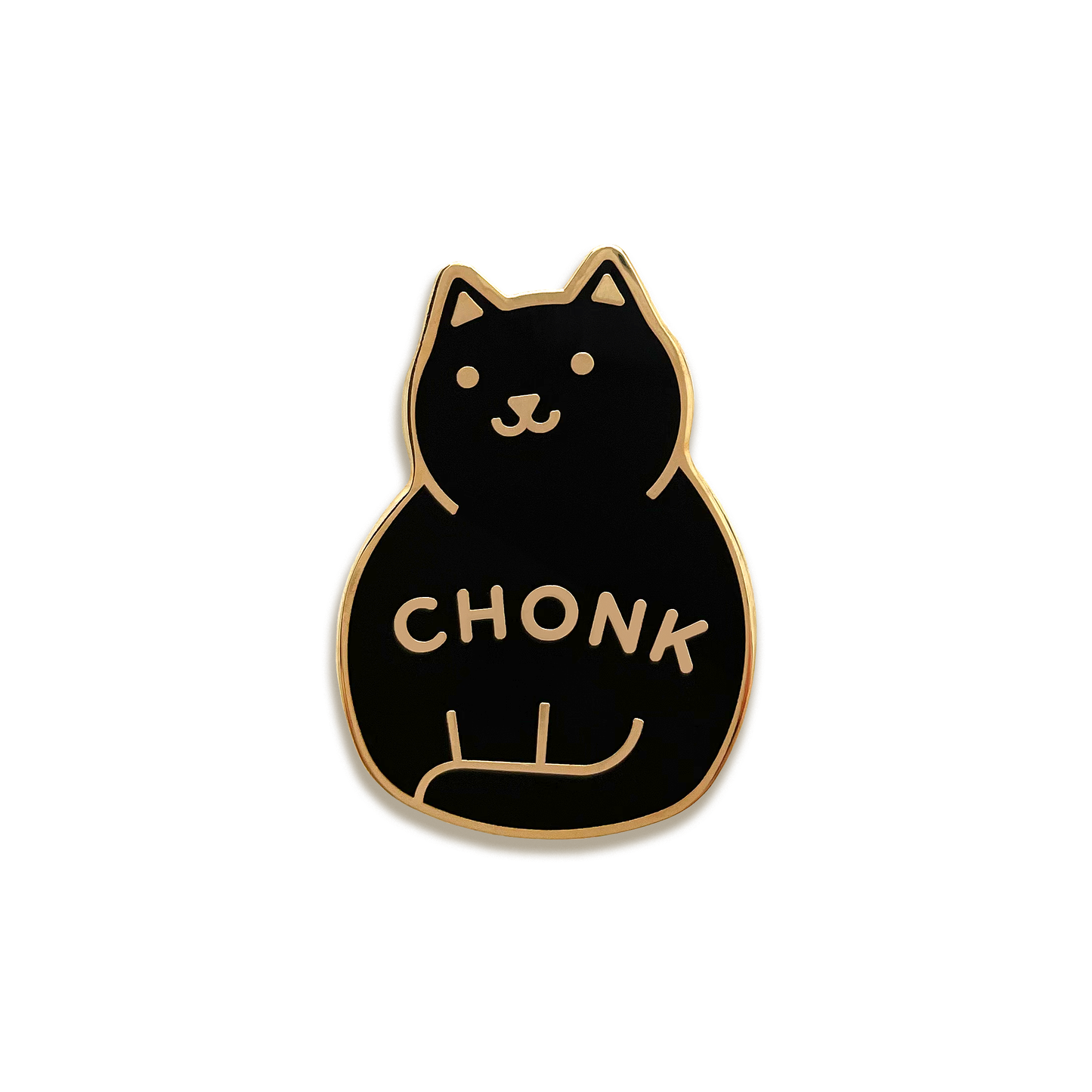 Chonk Enamel Pin by Everyday Olive · Black