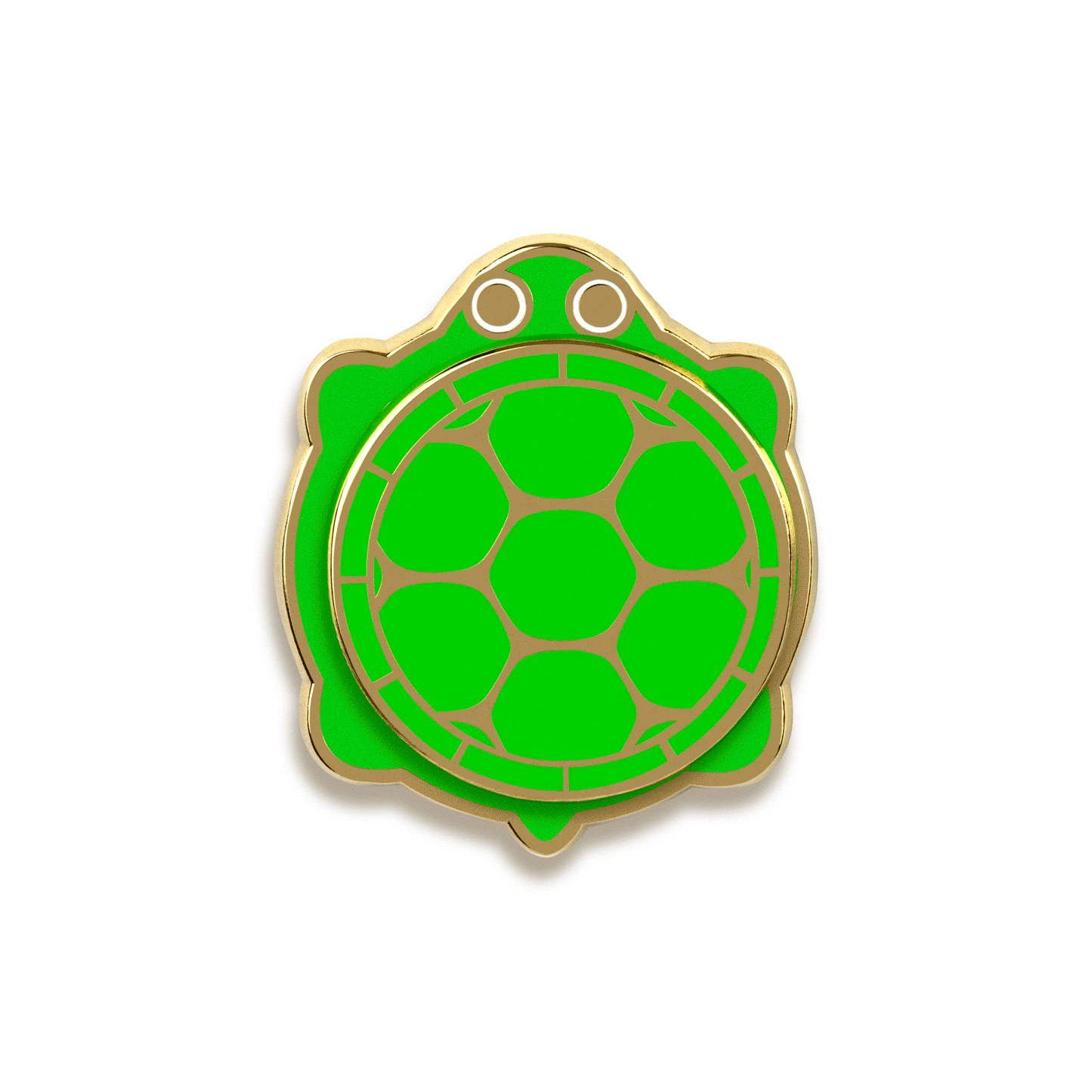 Turtle Sandbox Enamel Pin by Toku Arts